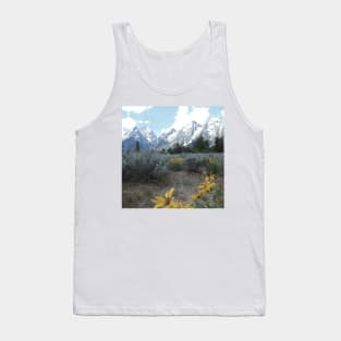 Wildflowers in the breeze IV Tank Top